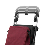 R05 indkøbsvogn med sæde - Bordeaux - Seniorshop