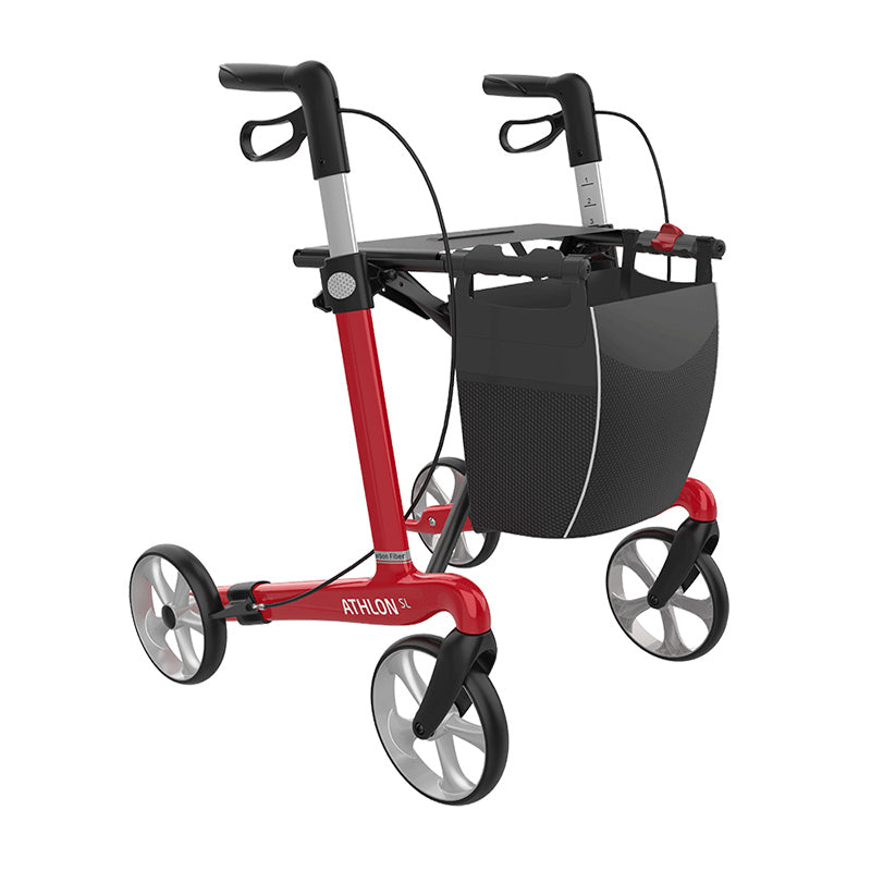 Athlon SL Rollator *SUPER LÉGER* - Rouge