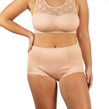 Incontinence Briefs with Lace, Conni, Beige