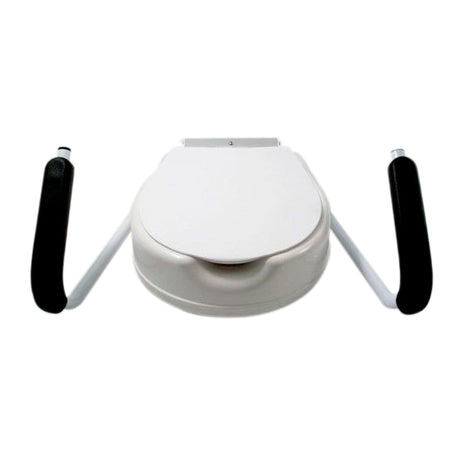 Toilet Riser with Armrests and Lid