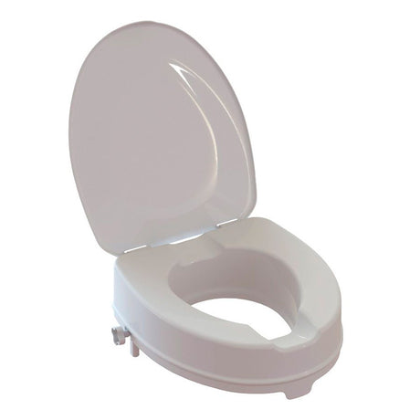 Toilet Riser with Lid, 10 cm