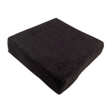 Trykaflastende siddepude m. udskæring - 43x43x10 cm