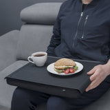 Bakke med pude 46x38 cm - Sort