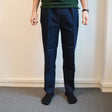 Jeans med elastik i taljen, Blå