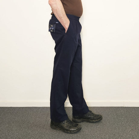 Pants with Elastic Waist, Dark Blue