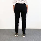Pantalon pour femme avec taille élastique - Noir
