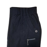 Pantalon pour femme avec taille élastique - Noir