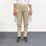 Pantalons pour femme avec ceinture élastique - Beige