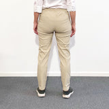 Pantalons pour femme avec ceinture élastique - Beige