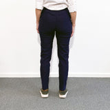 Damebukser med elastikkant - Navy - Seniorshop