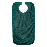 Velour dining bib, Green, 85x45 cm